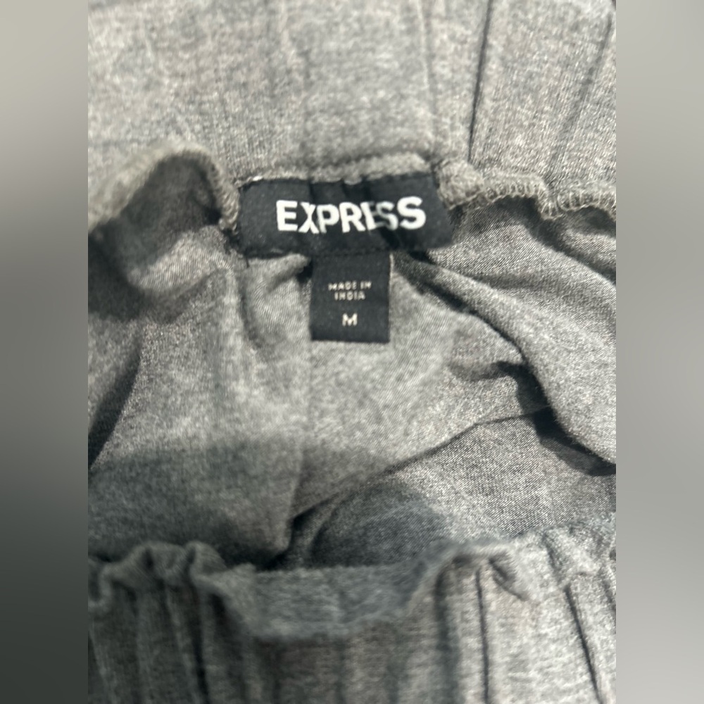 Gray Strapless Jumpsuit By Express Size Medium - image 5